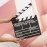 Bảng Clapper Board - Phụ Kiện Chụp Ảnh Quay Phim - Gỗ 27x30cm