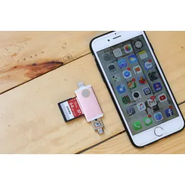 Đầu đọc thẻ nhớ - OTG 3in1 IOS – Android – PC - Macbook