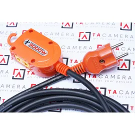 Dây Nối Nguồn Công Suất Lớn - Chịu Tải 3000w - 2 Ổ Cắm - Dài 7m