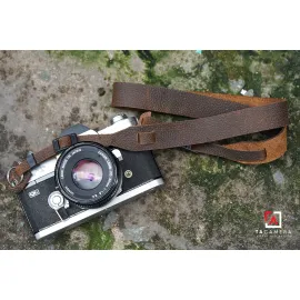 Dây đeo Máy Ảnh Da Bò Handmade Vintage TA5026