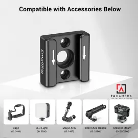 SmallRig Cold Shoe - Ngàm Gắn Phụ Kiện Lên Khung Máy Ảnh - 2060