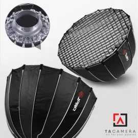 Softbox Dù Parabolic Tolifo Thao Tác Nhanh 16 Cạnh 90cm - Có Tổ Ong