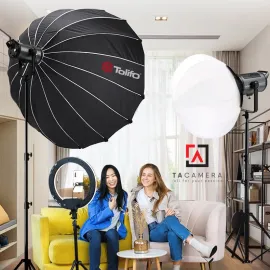 Softbox Dù Parabolic Tolifo Thao Tác Nhanh 16 Cạnh 90cm - Không Tổ Ong